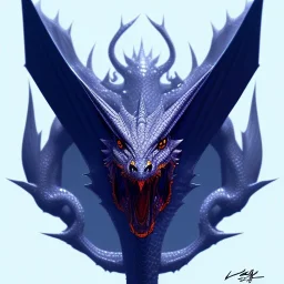 full drawing of a Dragon Daniel Eskridge Style