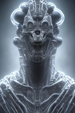 evil berserker, alien, tron, bitcoin eyes, 8k, finely detailed, photo realistic, hr giger