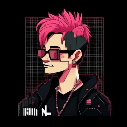 2-d pixel crypto punk named kenn