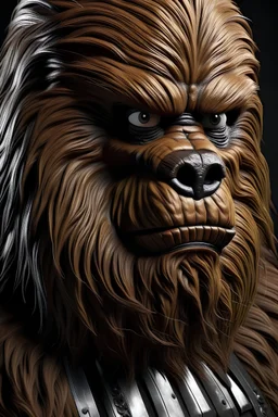 chewbacca as teenwolf realistic photo