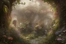 a beautiful secret garden, by jean-baptiste monge