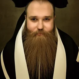 Vampire Bat face tentacles beard Russian Orthodox priest