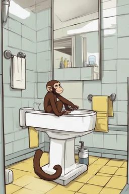 Theres a Monkey in my Bathroom, please give that bitch a banana in the style of boondocks.