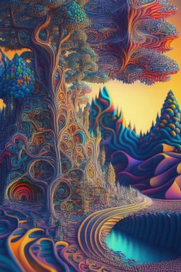 best AI generated artwork of a beautiful ornate zentangle landscape intricate and complicated insanely detailed primary colours elegant fantasy 8k beautiful dynamic lighting award winning hyperrealistic 4K 3D high definition crisp quality