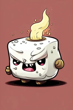 very angry marshmallow