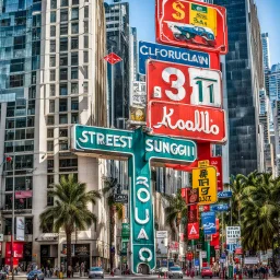 World's largest street sign