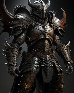 An armor made of a mixture of steel and leather, worn by a strong commander with magical power An armor made of a mixture of steel and leather, worn by a strong commander with magical power ride dragon