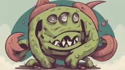 وحش مشوش مخيف