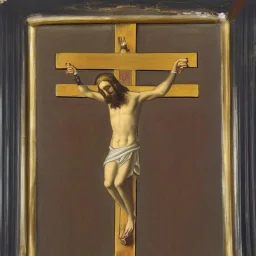 Portrait of Jesus Christ on the Cross