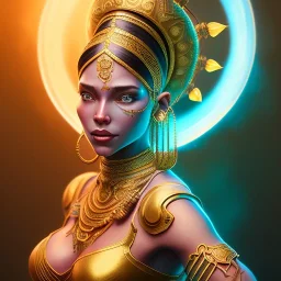 dhalsim as gypsy woman, arms above head ,yoga artist , 4k, Highly Detailed, Masterpiece, perfect eyes, Digital Illustration, Cinematic Lighting, Realistic, Sharp Focus, Centered, Beautifully Lit, Bioluminescent by Stanley Artgerm Lau