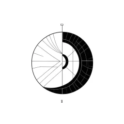 minimal logo golden ratio simple black and wite