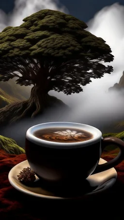 Sycamore Gap and coffee Fantasy pictures