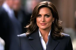 (in the style of Orion, by Masamune Shirow) Mariska Hargitay in Law & Order: Special Victims Unit, 1999