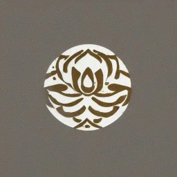 Lotus tea logo , oriental