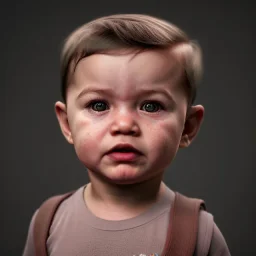 Trinity toddler, full body, dramatic lighting, hyper realistic