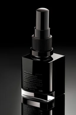 Facial serum black