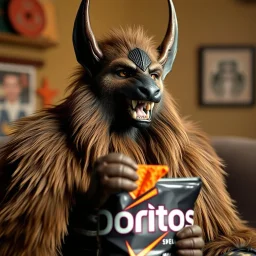 Beowulf stars in a television commercial for Doritos