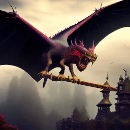 dark fantasy wyvern