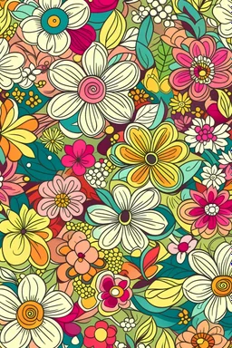 flower pattern art