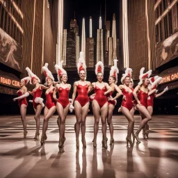 Radio City Music Hall Rockettes after the apocalypse