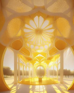 Enter the resplendent pavilion where the very air crackles with the radiant energy of the solar plexus chakra. Golden light bathes the space, infusing it with confidence and personal power. A gentle breeze carries the scent of citrus, invigorating and uplifting. The atmosphere hums with a symphony of self-assuredness, inspiring courage and ambition. The pavilion stands as a stronghold of inner strength, encouraging you to embrace your authentic identity. Here, the air feels electrified