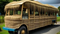 Thatched bus