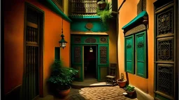Art print of Riad rabat
