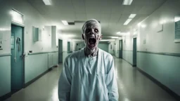 extreme horror patient in a very scary hospital