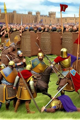 Battle of Hastings 1066 photo realistic