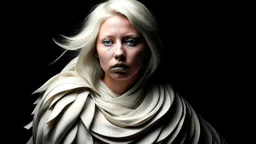 albino woman struggle to break through your cocoon,