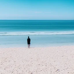 person on beach