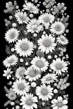 Other black and white flowers