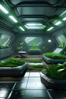 farm futuristic interior