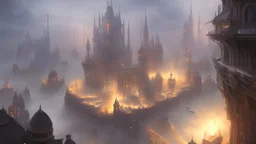 human fantasy medieval massive city
