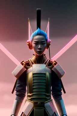 portrait, Asian cyborg woman, samurai warrior :: symmetry photography, cyberpunk style, pink hair, perfect eyes, samurai helmet, samurai army, katana, japanese traditional pattern, pink, white, black, glow eyes, cinematic, Ultra realistic, dark scene, soft color, highly detailed, unreal engine 5, RTX, ultra detail, 3d, finely drawn, high definition.