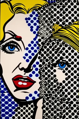 88 in the style of roy lichtenstein