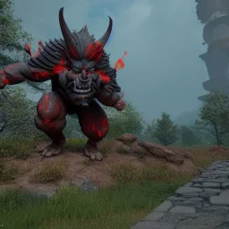 Oni , unreal engine 5 , 8k , without mistakes