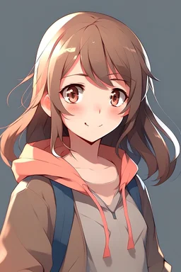 Anime girl character