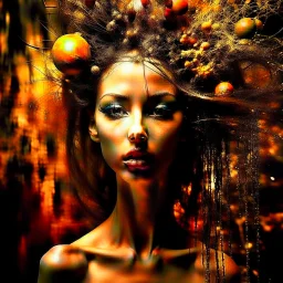 woman head exploding