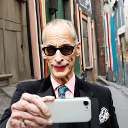 John Waters takes a selfie