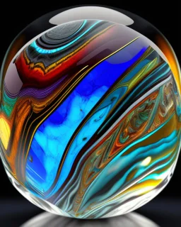 AI glass marble art realisticv2 surrealism 4k resolution