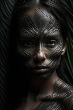 Hyper Realistic Aerial Grungy Dark-Grey Brush strokes on a dark rustic background with charcoals