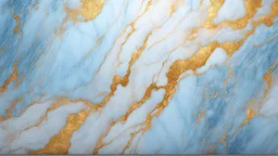 Hyper Realistic Light-Blue & Golden-marble-background with glowing-embers & white-scratch-marks vignette-effect