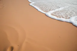 wavy beach sand