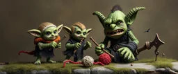 knitting goblins and an ogre