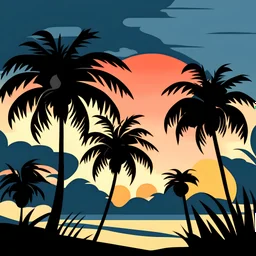 Sunset Beach illustration