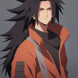 A Young Madara but he is wearing street wear, he has brown eyes, he also has tan brown skin, HD, 4K, Detalied