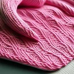 Pattern crochet knitting pink