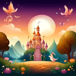 wallpaper for fairytale presentation