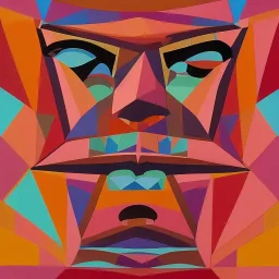 face geometric abstract